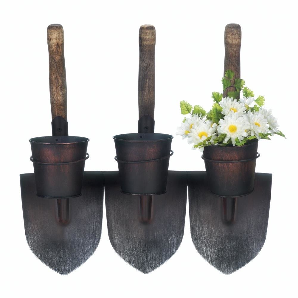 3 Shovels Wall Planters