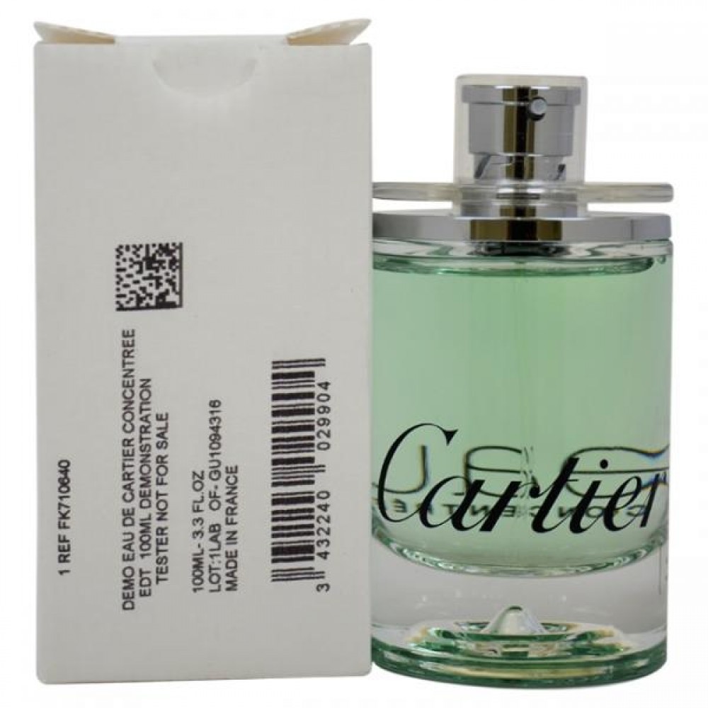 Cartier Eau de Cartier Concentree Unisex (U) EDT 3.3 oz (Tester)