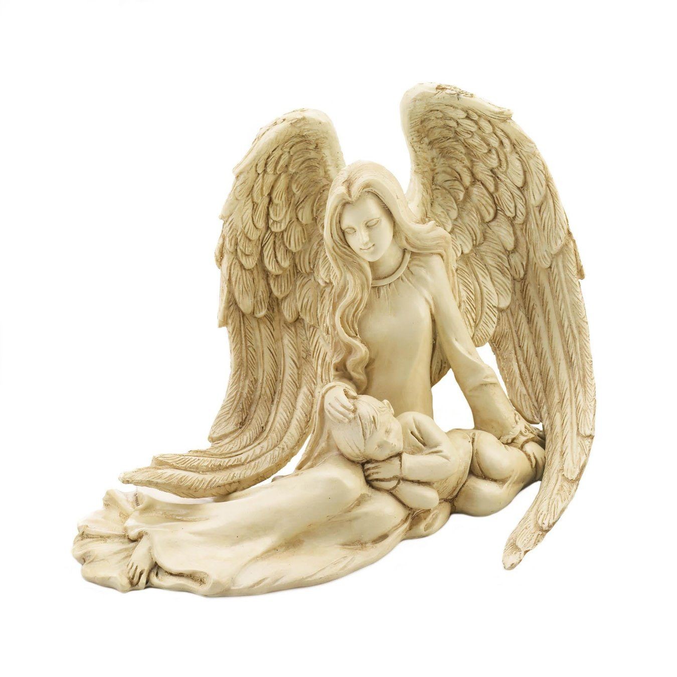 Angel & Child Figurine