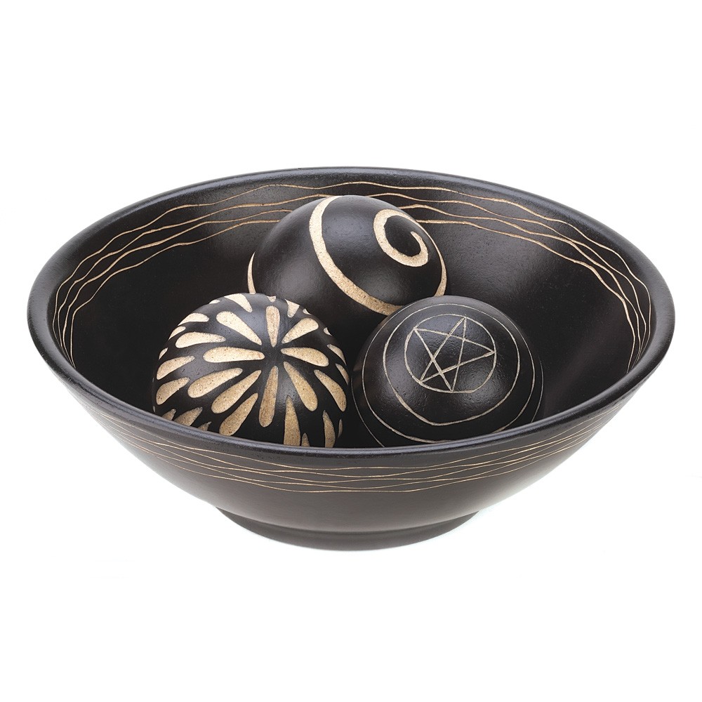 Artisan Deco Bowl & Balls