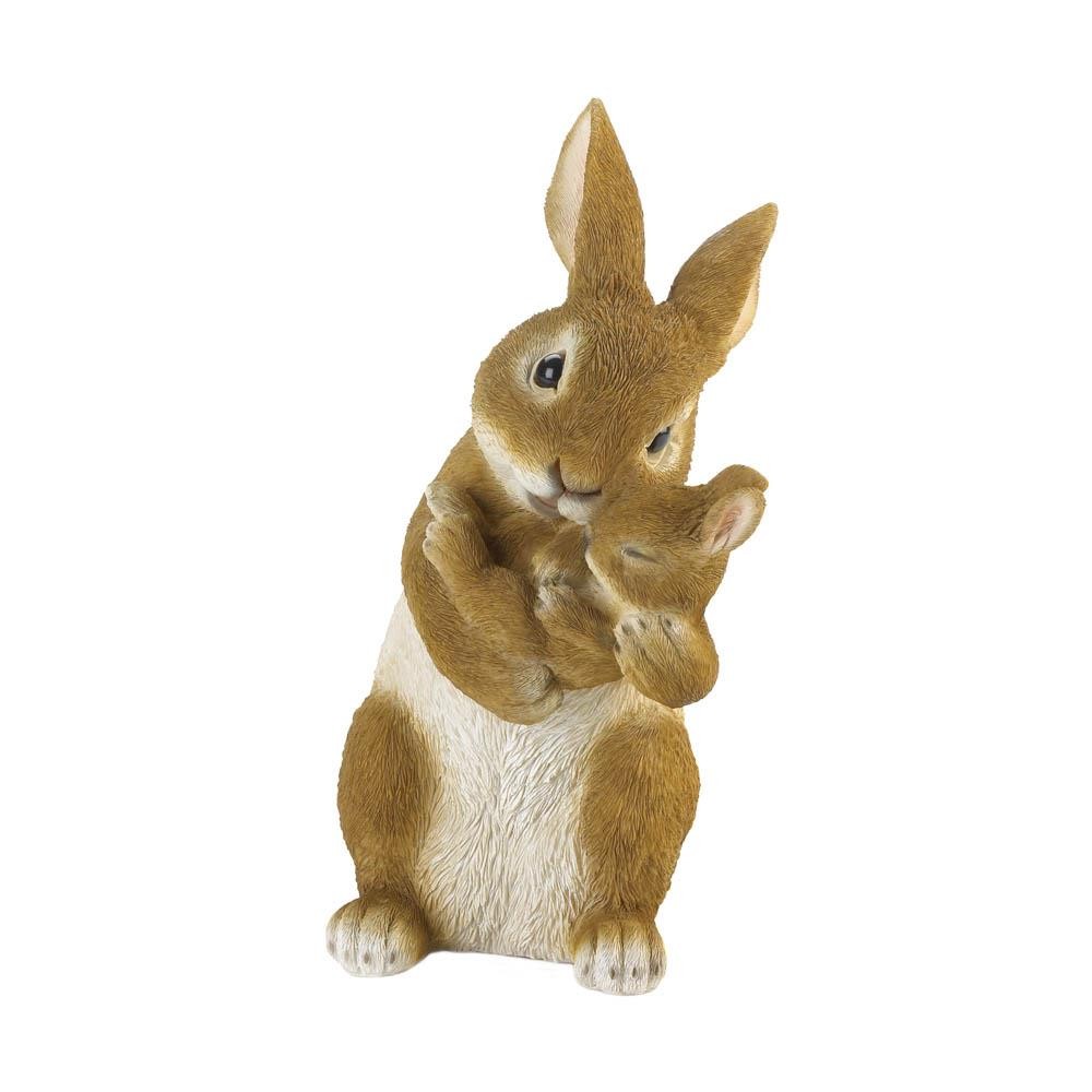 Bonding Time Mom & Baby Rabbit Figurine