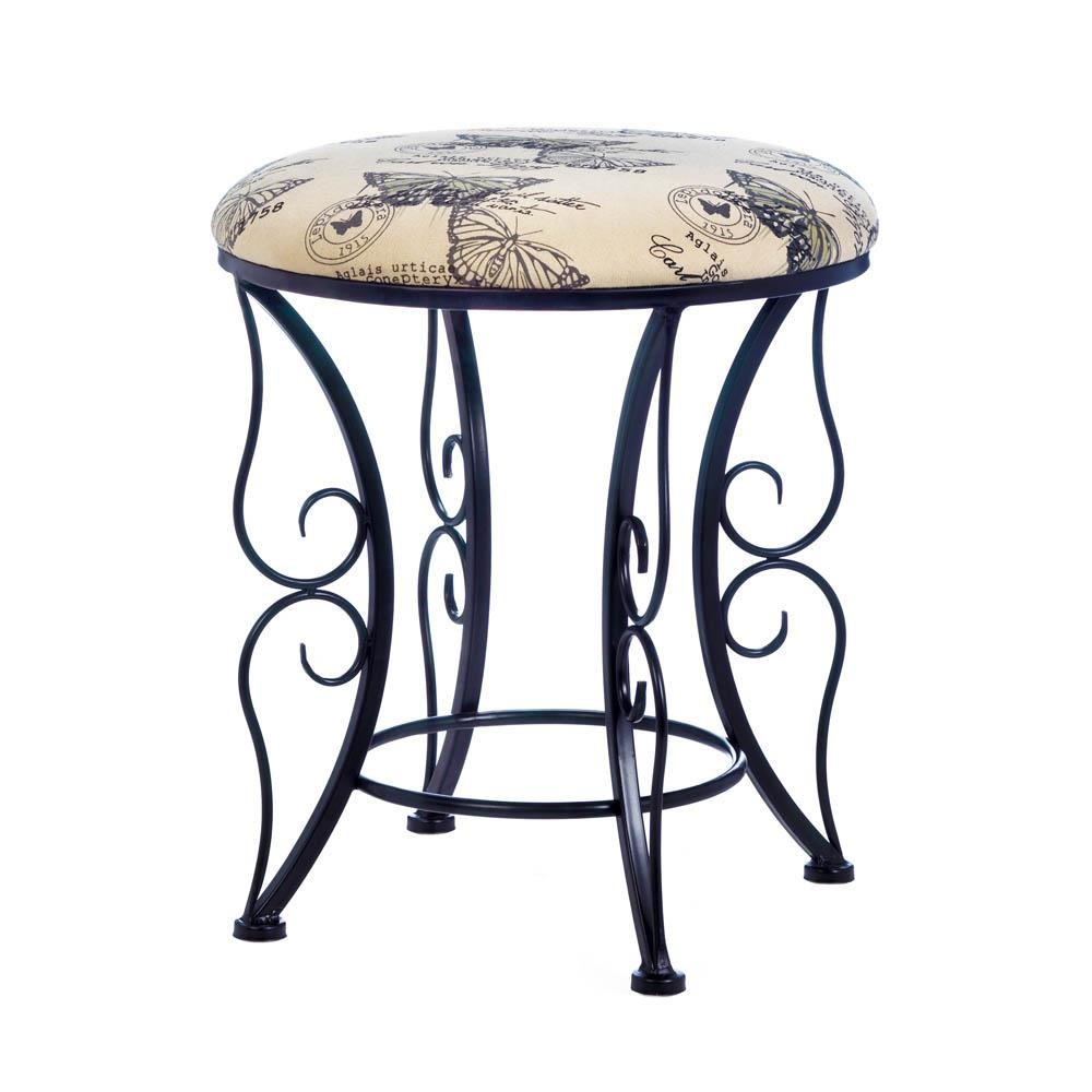 Butterfly Printed Stool