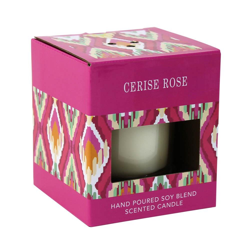 Cerise Rose Scented Candle