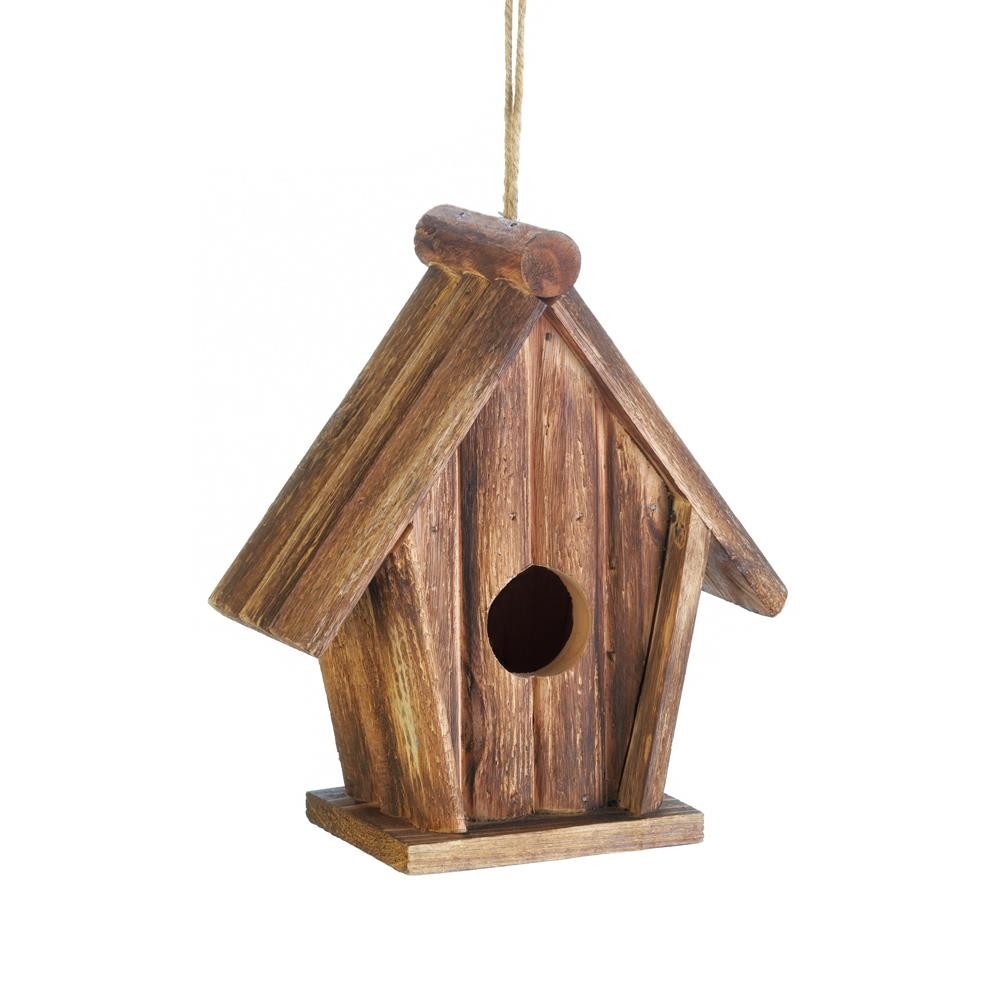 Classic Rustic Wood Birdhouse