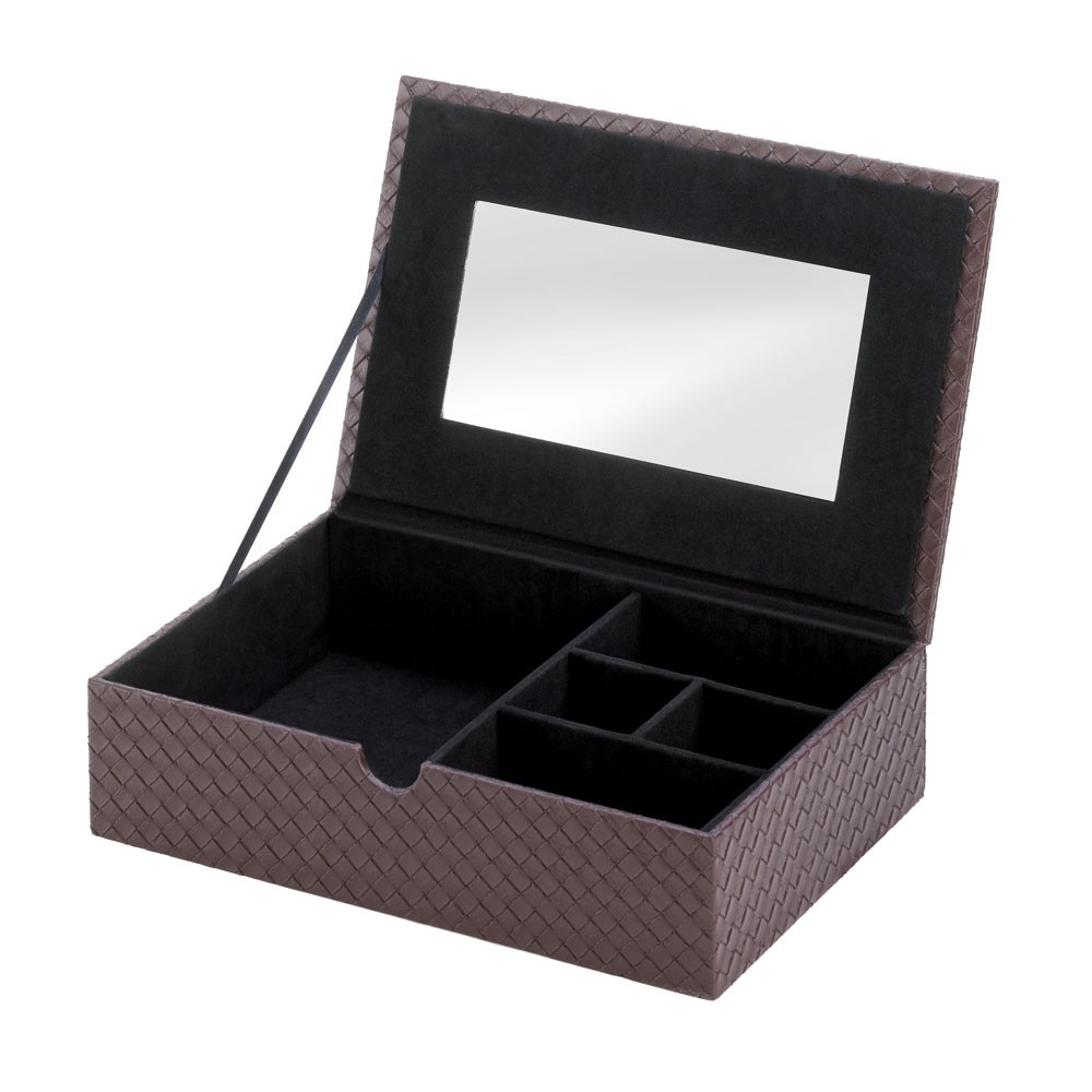 Faux Leather Keepsake Box