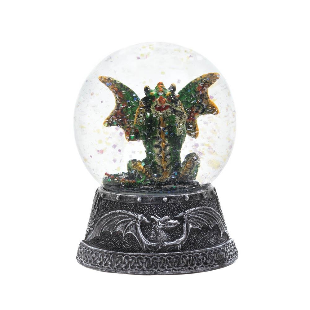 Green Dragon Water Globe