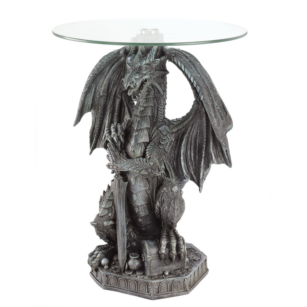 Guarding Dragon Accent Table