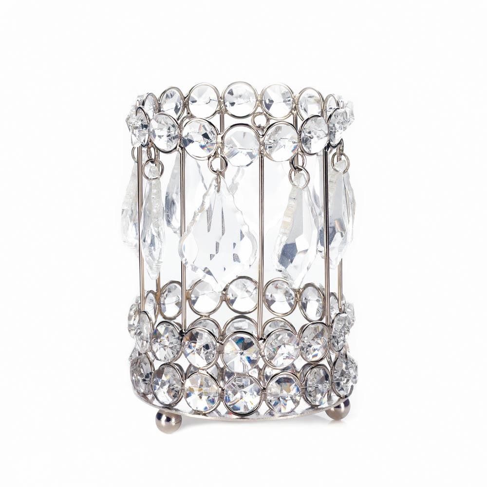 Large Crystal Drop Candle Holder