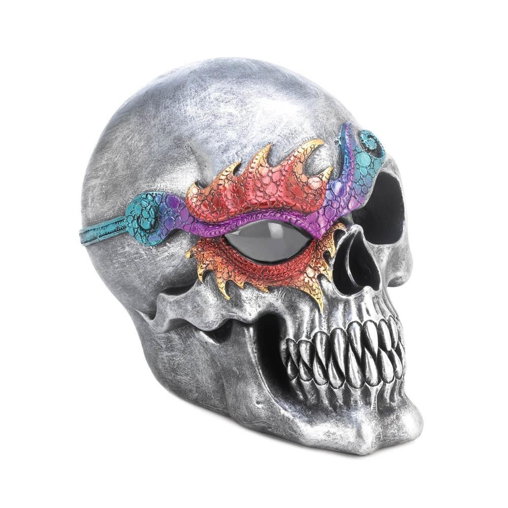 LED Fantasy Skull Figurine