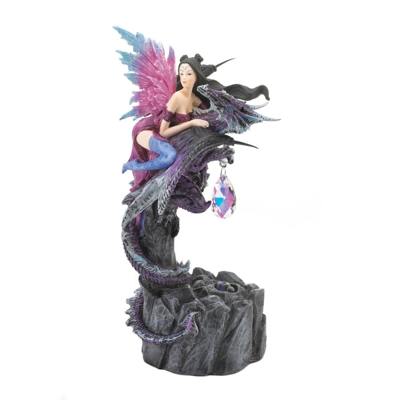 Light Up Fairy & Dragon Figurine