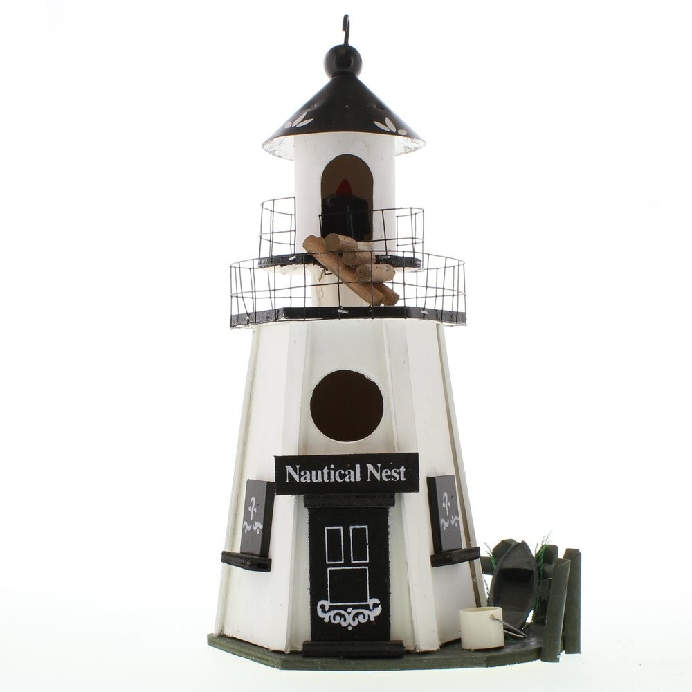 Nautical Nest Lighthouse Bird House  