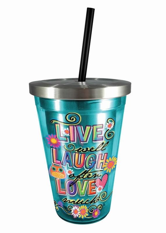 Live Laugh Love Stainless Steel Cup