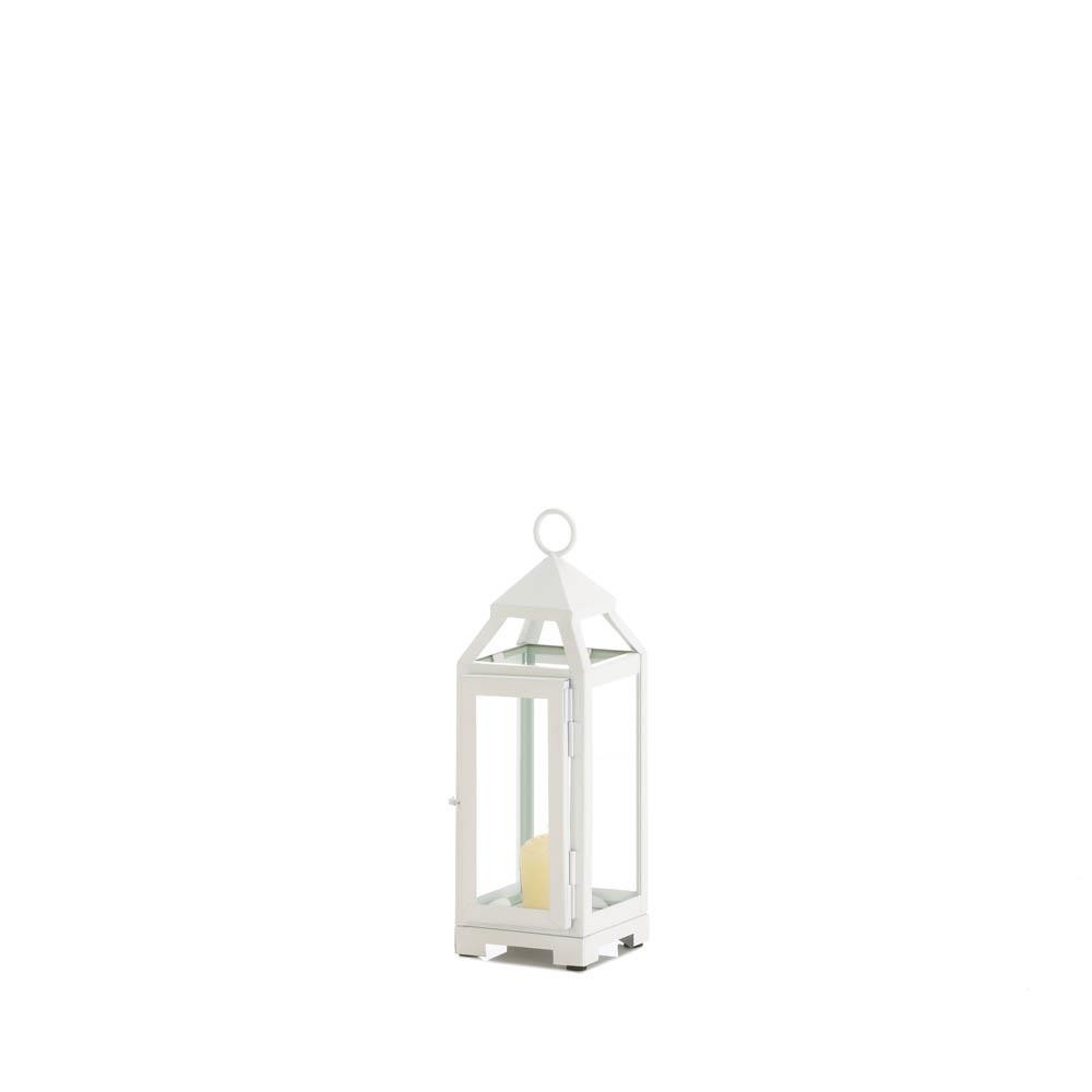 Mini Country White Open Top Lantern