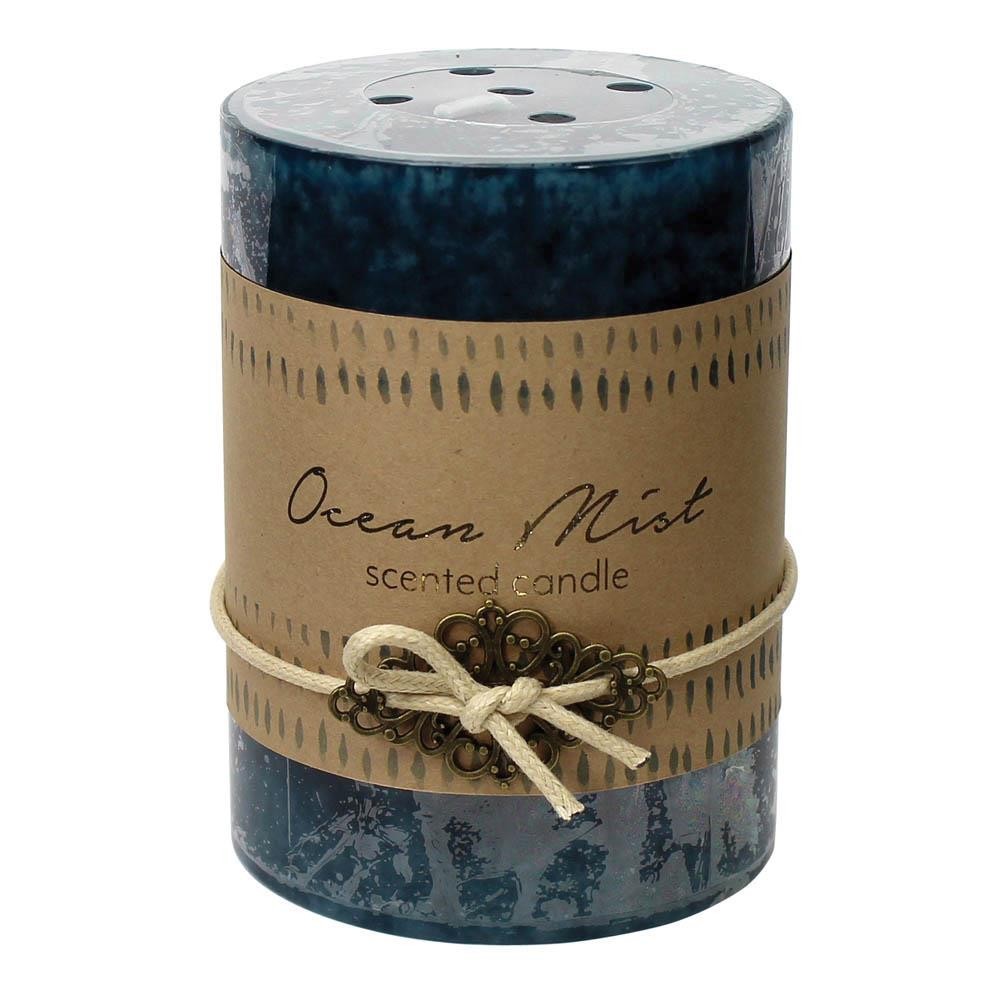 Ocean Mist Pillar Candle 3X4