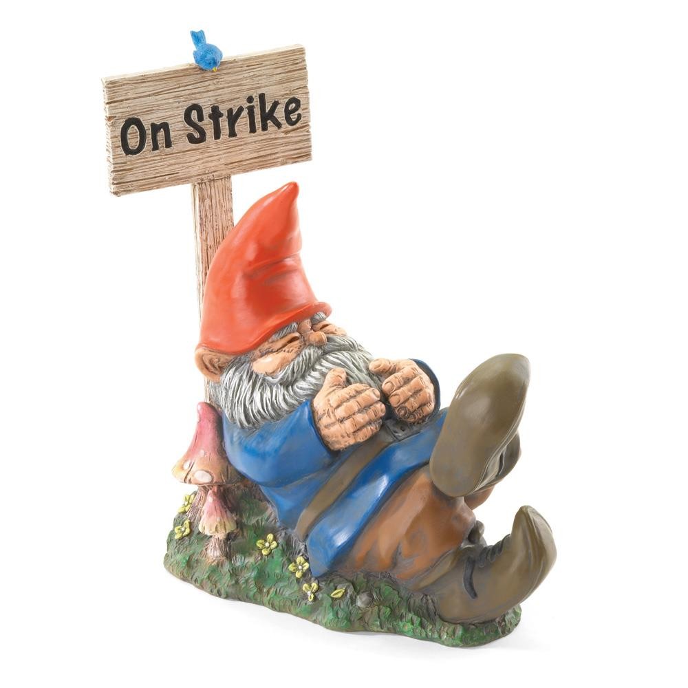  On Strike Garden Gnome