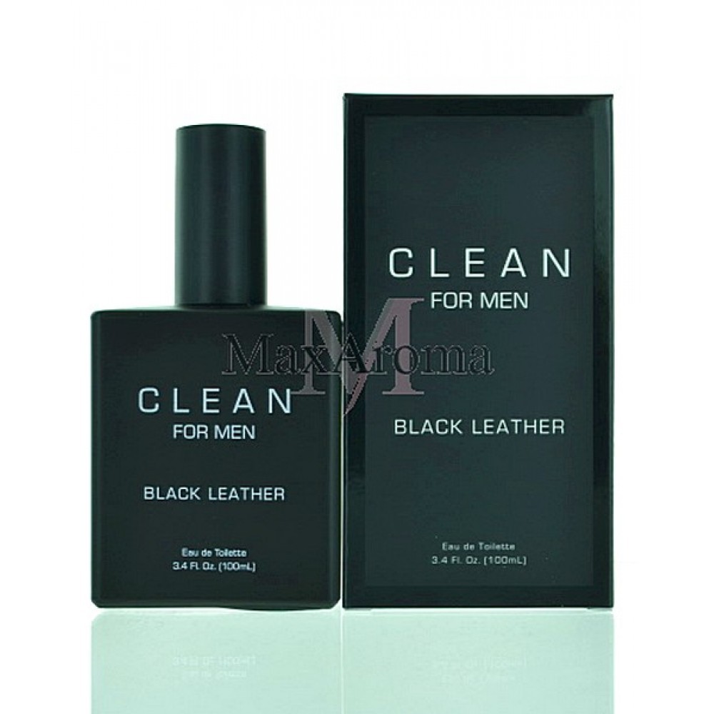 Clean Black Leather Eau de toilette (M) EDT 3.4 oz