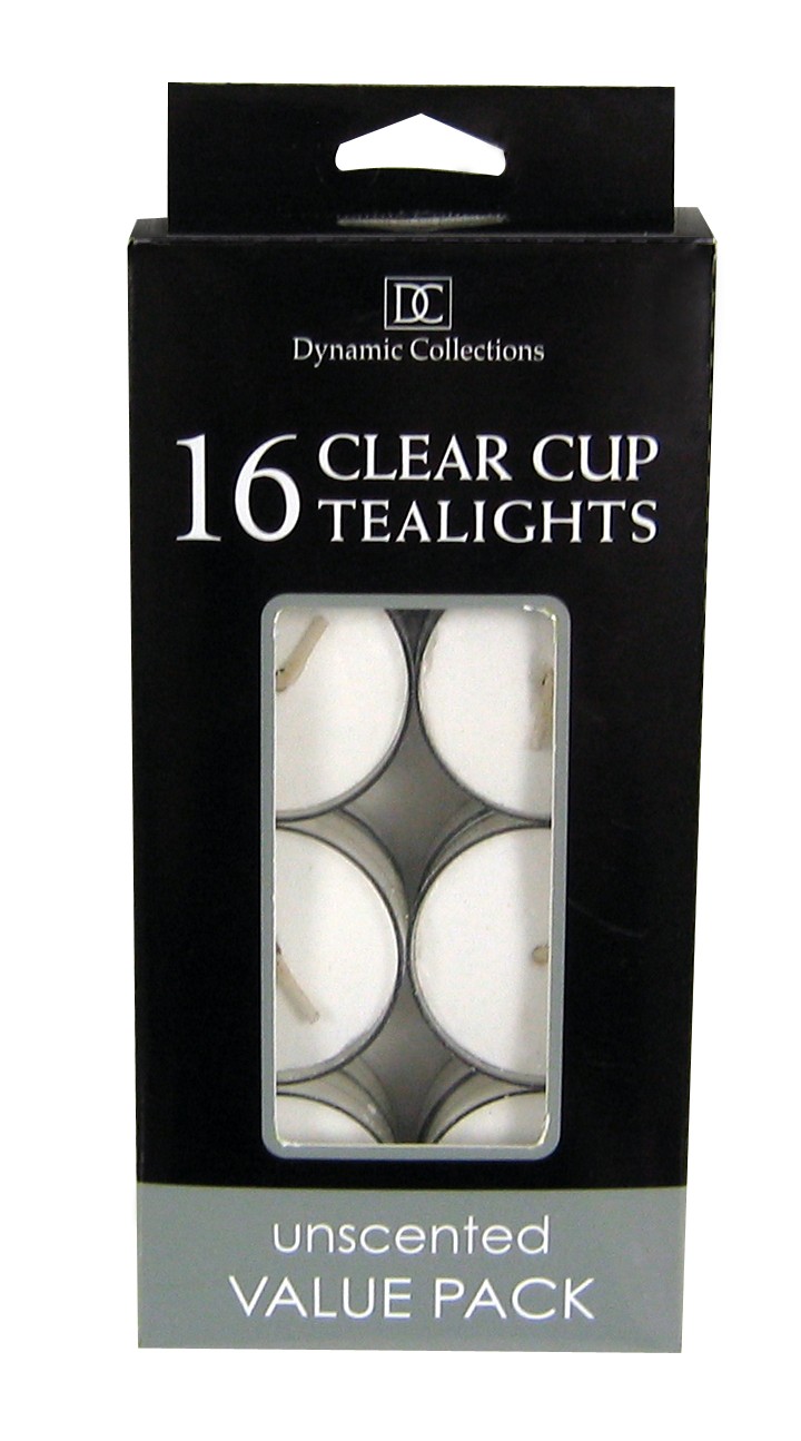 White Clear Cup Tealights